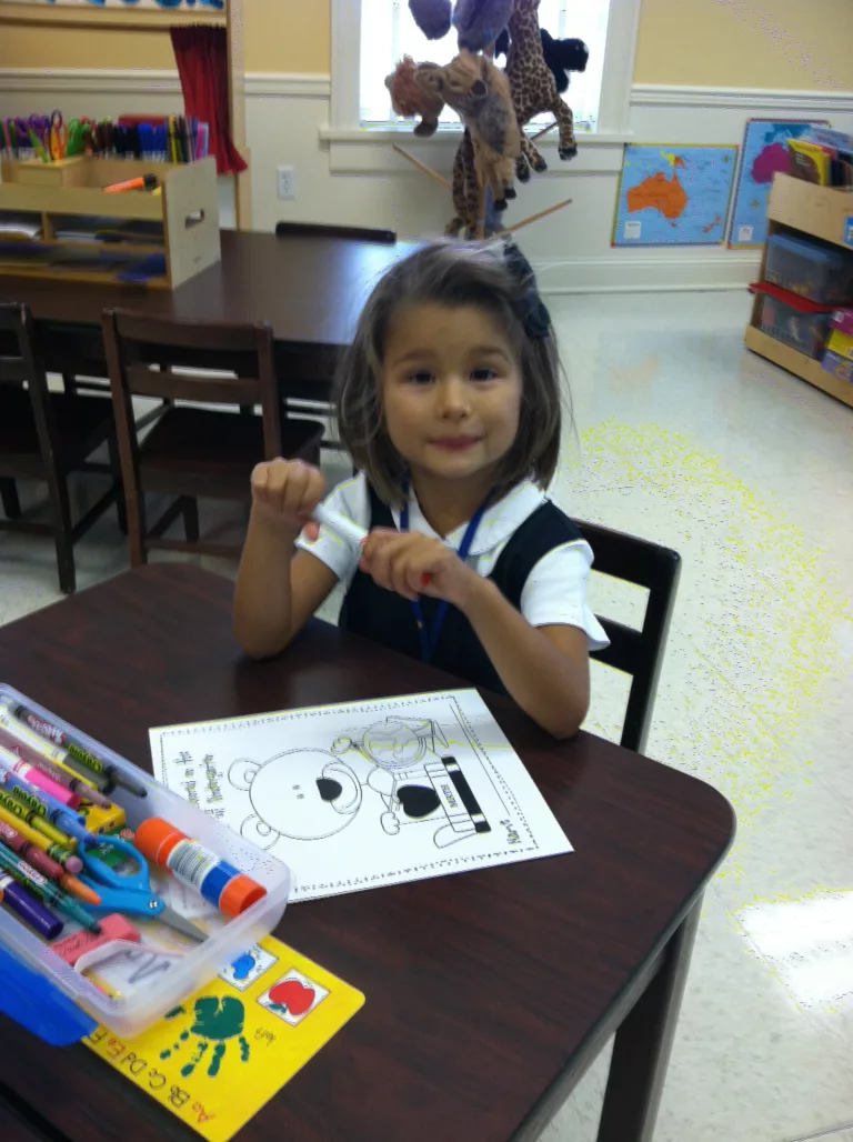 Maia 1st of kindergarten at PA